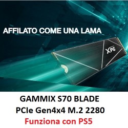 ADATA SSD XPG GAMMIX S70 BLADE 1TB M.2 PCIe 4.0 GEN4x4 2280 (per PS5)