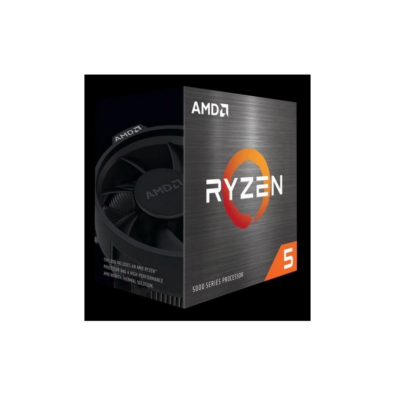 CPU AMD RYZEN 5 5600X BOX AM4 3.6GHz con WRAITH STEALTH COOLER 100-10000006